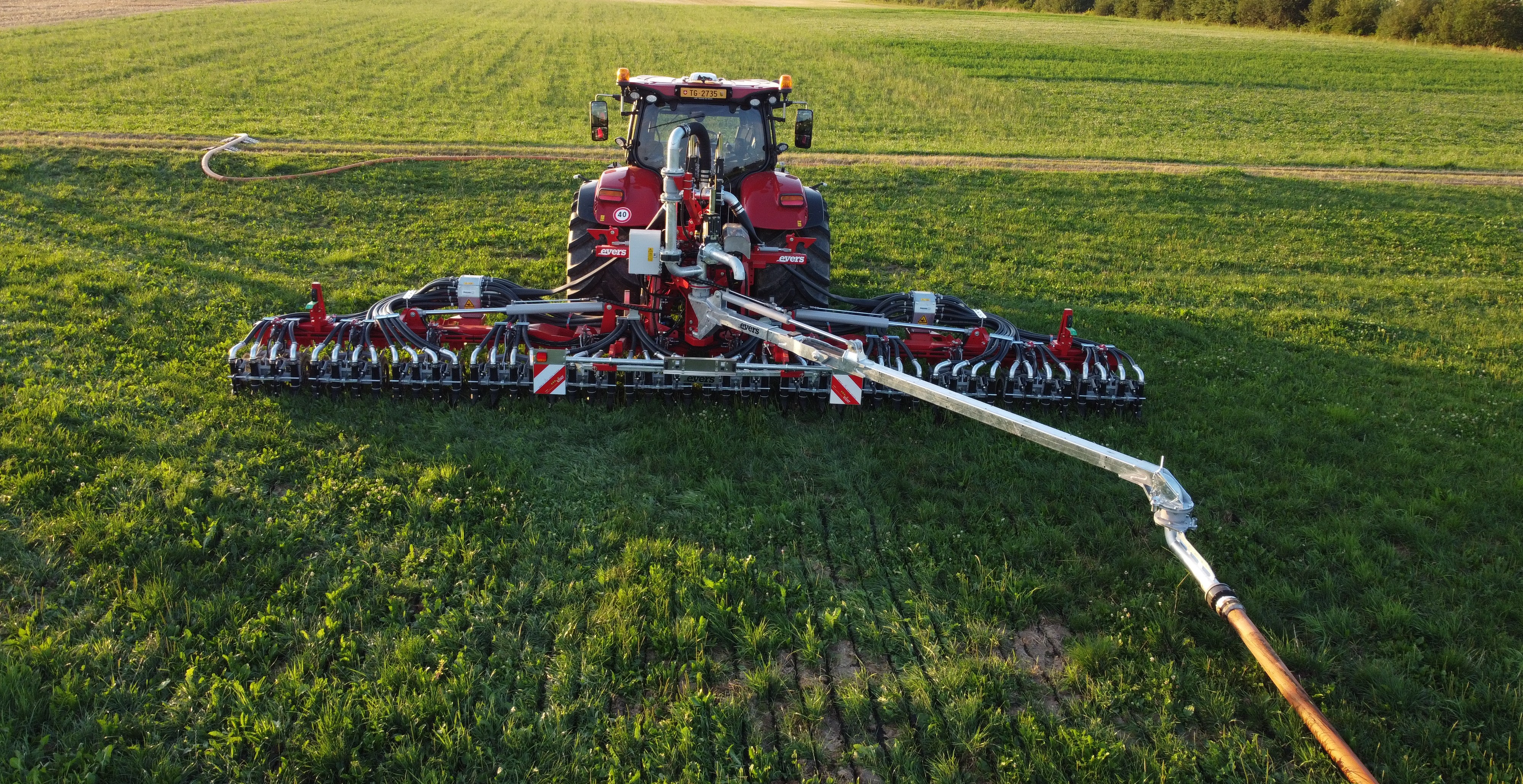 Evers Quadro Disc Kombi Schlitz-Injektor mit Verschlauchungsarm